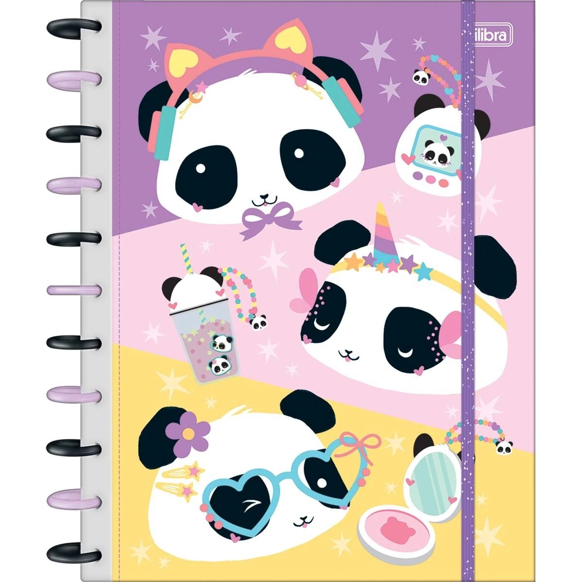 CADERNO 10 MATÉRIAS TILIDISCO CONNECT LOVELY FRIEND 160 FOLHAS