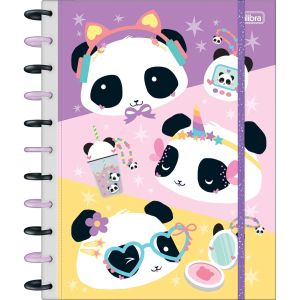 CADERNO 10 MATÉRIAS TILIDISCO CONNECT LOVELY FRIEND 160 FOLHAS