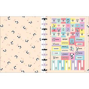 CADERNO 10 MATÉRIAS TILIDISCO CONNECT LOVELY FRIEND 160 FOLHAS